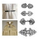 thumbnail image 5 of 4 piezas Clips de suéter vintage Patrones de flores Broche Chal Clips Cardigan Plata Hugo Capa de Cape Cierre de cierre, 5 of 10