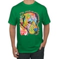 thumbnail image 1 of Neon Lab Dog Lover Shirt | Labrador Dogs Speak To Those Who Listen | Dean Russo Art Animal Lover Men's T-Shirt, Kelly, 4X-Large, 1 of 6