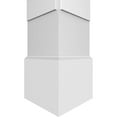 thumbnail image 5 of Ekena Millwork 8"W x 9'H Craftsman Classic Square Non-Tapered Paramount Fretwork Column w/ Standard Capital & Standard Base, 5 of 8