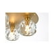 thumbnail image 4 of Lámpara de techo Elegant Lighting Graham de 4 luces, hierro dorado, 4 of 8