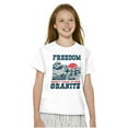 thumbnail image 4 of Mount Rushmore Funny 4th of July USA Crewneck T Shirts Boy Girl Teen Brisco Brands L, 4 of 6
