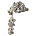 thumbnail image 1 of Figura de elefante madre e hijo, estatua de resina para oficina, decoración de mueble de TV Plata, 1 of 8
