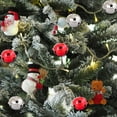 thumbnail image 3 of 16 Pieces Jingle Bells Christmas Star Bells Craft Bells for Christmas Party 1.57 Inch (red and Silver), 3 of 5