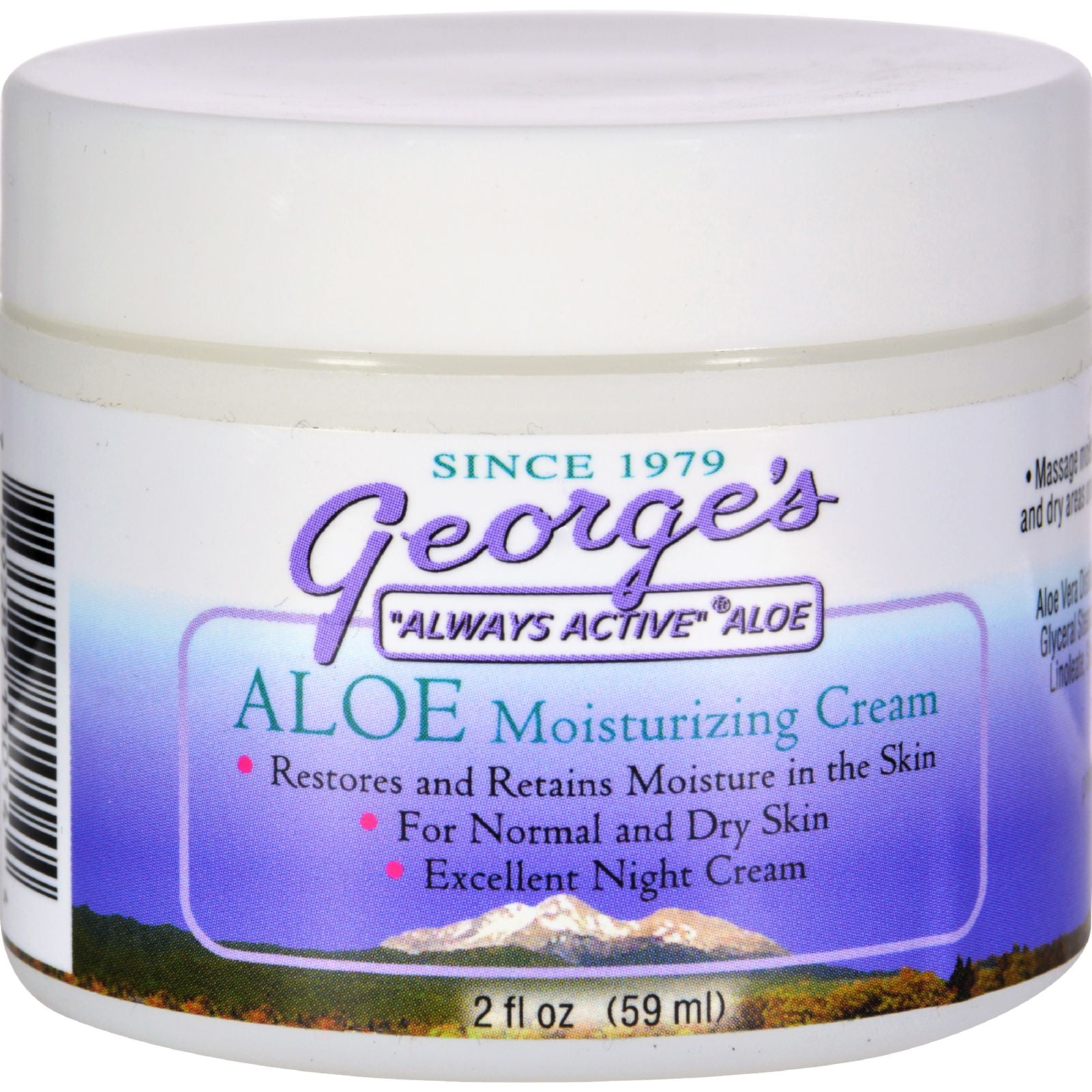 Aloe Vera Moisturizing Cream 2 oz