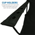 thumbnail image 4 of Giant Oversized XXXL Big Portable Folding Camping Beach Outdoor Chair with 6 Cup Holders! Fold Compact into Carry Bag (Black), 4 of 6