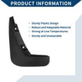 thumbnail image 4 of Unique Bargains Mud Flaps Splash Guards W/Mount Accessories for Jaguar XF 2009-2015 Front Rear Mud Guards 1 Set, 4 of 6
