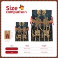 thumbnail image 3 of Fuzoiu Romantic Skeletons Under Moon Print Christmas Gift Bag,Burlap Gift Bag with Drawstring Closure & Hang Tag,Perfect for Holidays, Birthdays, and Special Occasions-Medium, 3 of 7