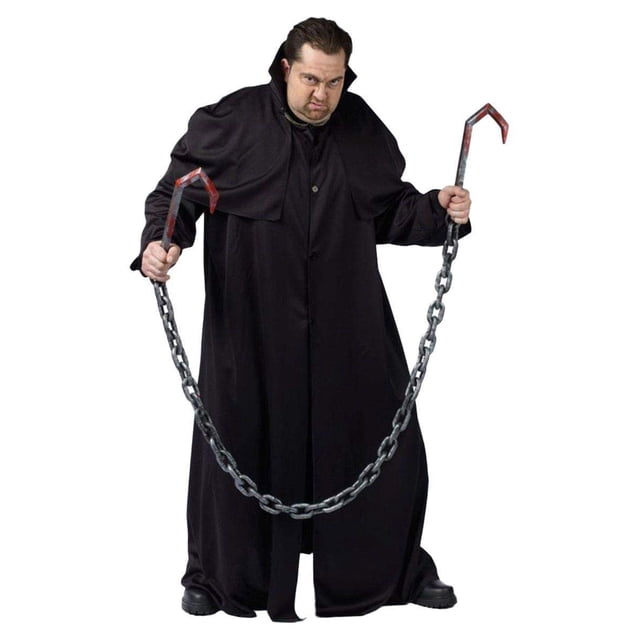 Disfraz de Halloween de Fun World con ganchos para carne y cadena