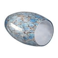 thumbnail image 5 of 7.64 in. Stone Blue Art Glass Glass Globe Pendant Shade for Mini Pendant Light Chandelier Ceiling Light Fixture(3-pack), 5 of 9