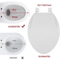 thumbnail image 2 of Potty training seat: built - in elongated toilet seat (19 pulgada), 2 - in - 1 con baby seat, soft - close, quiet, magnetic absorption, easy installation para bottom - fixing toilet, 2 of 7