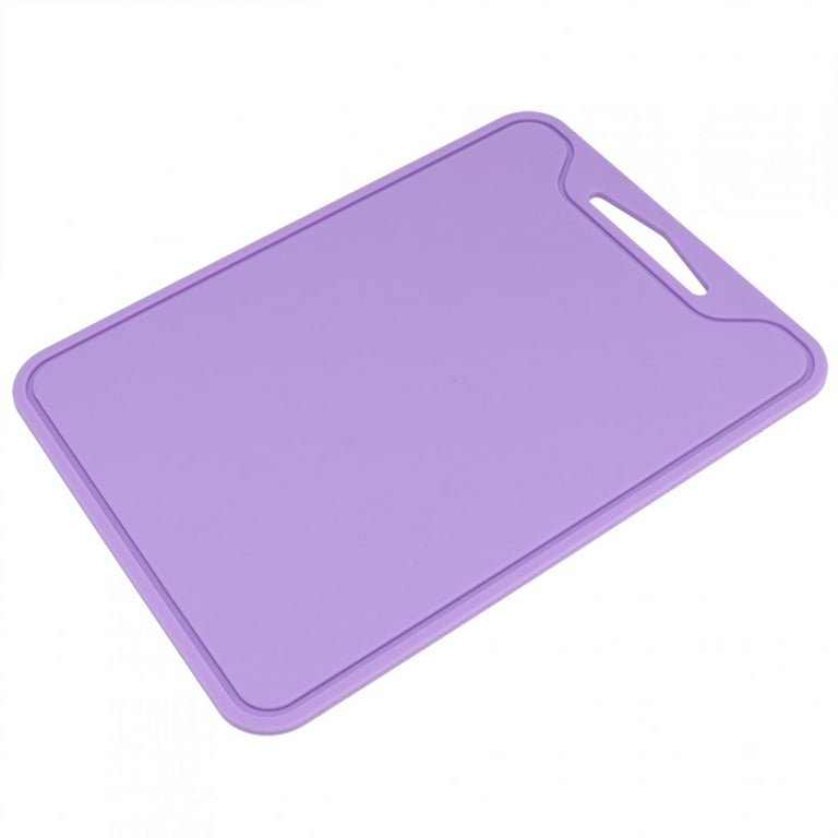 Ccdes Silicone Cutting Board,Cutting Board,Food Grade Silicone Flexible  Cutting Board Chopping Board for Home Kitchen Use Purple