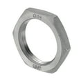 thumbnail image 3 of 2 Pcs Cast Pipe Fitting Hex Locknut, 304 Stainless Steel Hex Lock Nut 1 1/4" Female Thread (DN32), 3 of 5