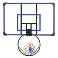 thumbnail image 3 of Wall-mounted basketball hoop, 45 x 29 inches shatterproof back, folding hoop, durable hoop and all-weather mesh for indoor and outdoor use, 3 of 8