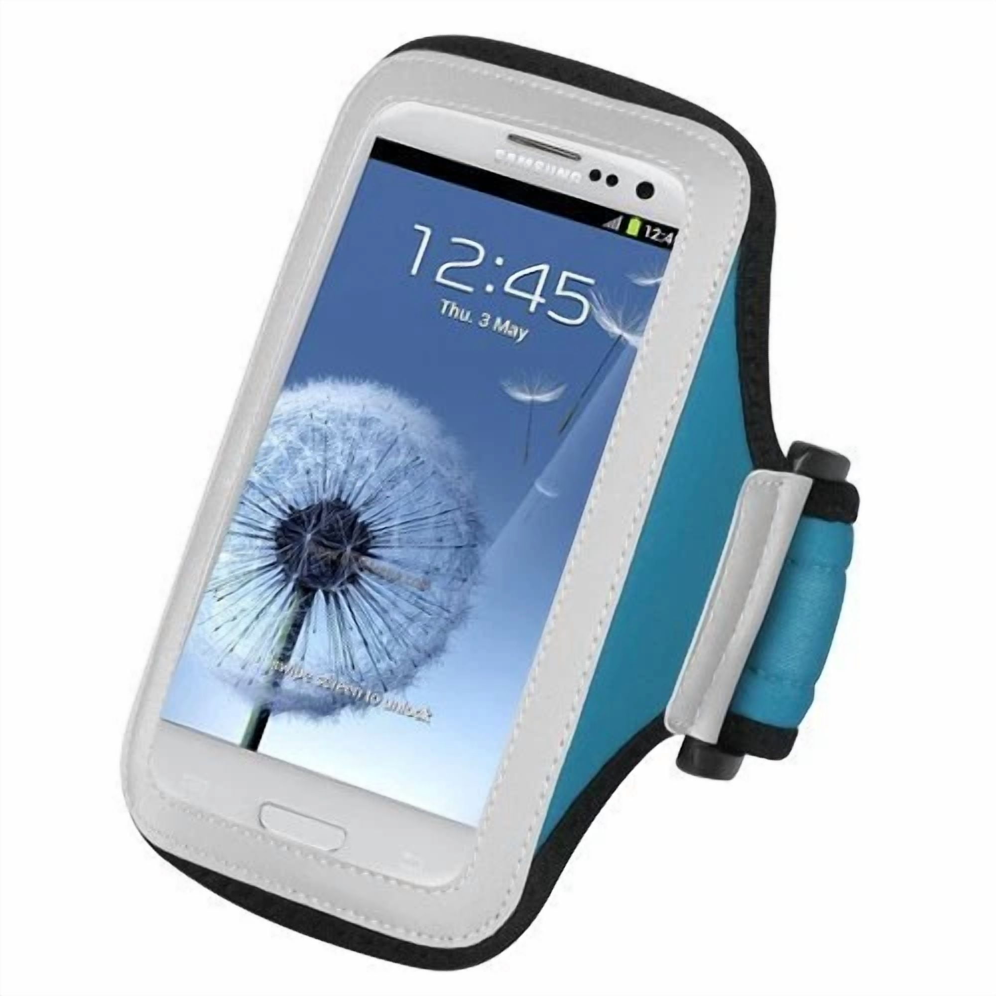 Blue Gym Jogging Universal Armband Pouch Case Dell Venue Gsm Phone 3G Android
