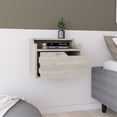 thumbnail image 3 of Gray Nightstand, Floating With Copious Storage Capacity Modern Unlimited Drawer, 3 of 4