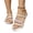 Beige, variant on Comfortable Flats for Women, Rhinestone Sandals Boho Leaf Strappy Bling Sandals Back Strap Embellished Open Toe Sparkly Glitter Bedazzled Shoes Flat Summer Dress Bohemian Vacation, Black 5.5