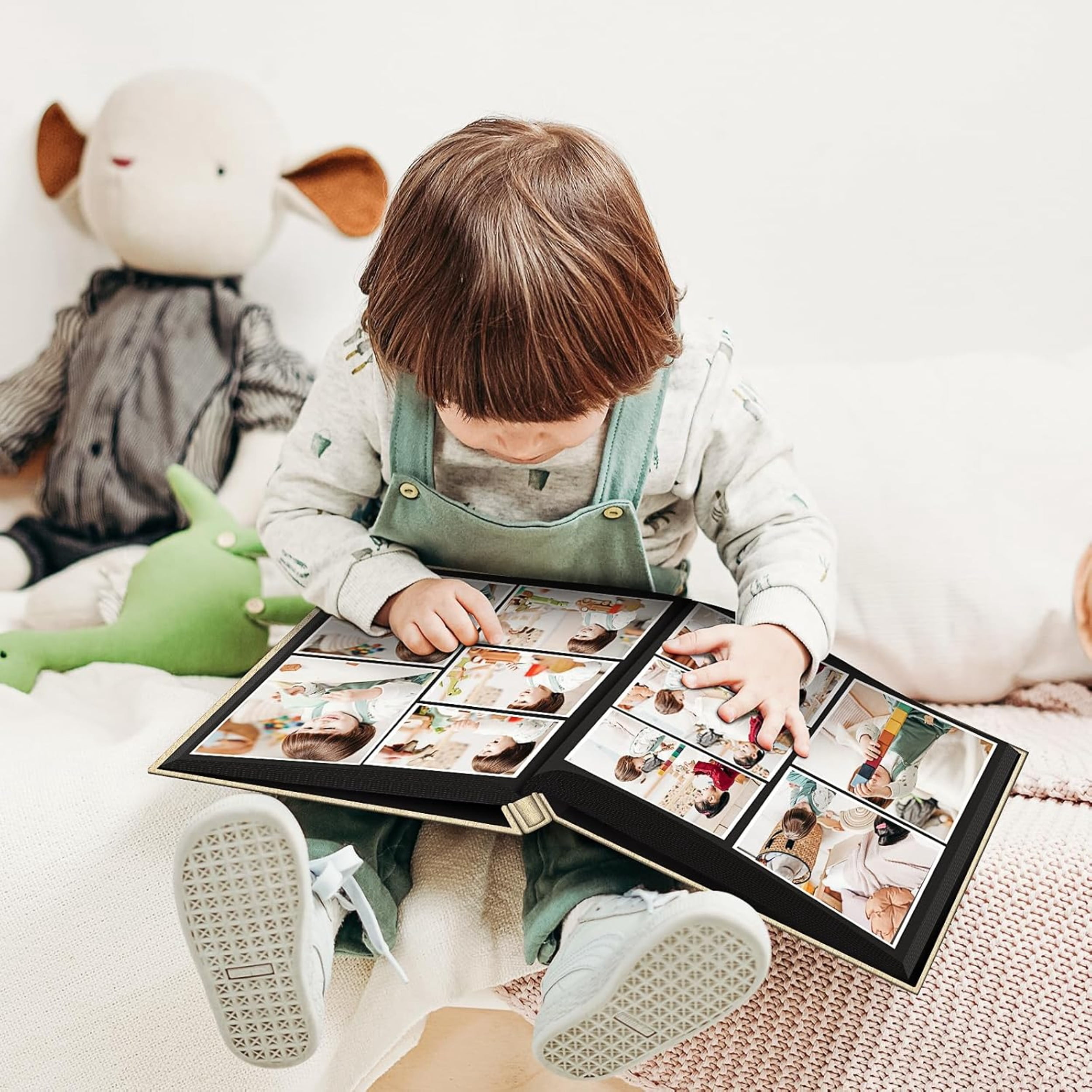 Photo Album 4x6 200/600 Pockets for Wedding Gifts, Linen Hardcover Picture Albums for Family Anniversary Baby Vacation Pictures