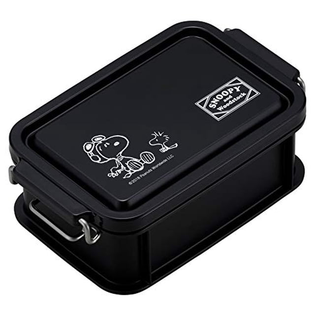 OSK Lunch Box Black Capacity: Approximately 450ml Snoopy Container Lunch Box S CNT-450
