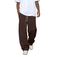 thumbnail image 2 of AzureSilk Men's Color Loose Wide Leg Sweatpants Men's Casual Fashion Sweatpants, 2 of 4