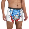 thumbnail image 4 of Salouo Medicine Gnome Truck Red Print Men's Boxer Briefs,Breathable Underwear Elastic Waistband Briefs for Men -Large, 4 of 8