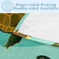thumbnail image 4 of Manta personalizada de microfibra con diseño de tortugas marinas, suave y cálida, con estampado, ligera, ideal para sofá, cama, oficina y camping. Mantas y plaids., 4 of 6
