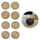 thumbnail image 3 of Bearachild Posavasos de corcho resistente a las manchas con parte inferior de corcho, posavasos de copa absorbente, posavasos decorativo para bebidas, Cocina y Comedor Bearachild HA013165-00, 3 of 6