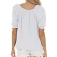 thumbnail image 3 of Camiseta para mujer, camiseta para mujer, camiseta para mujer, camiseta de manga corta, compacta y ligera, 3 of 5