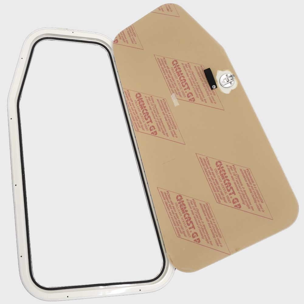 Mako Boat Console Door 310834 234 CC 22 1/8 x 42 1/2 Inch Acrylic