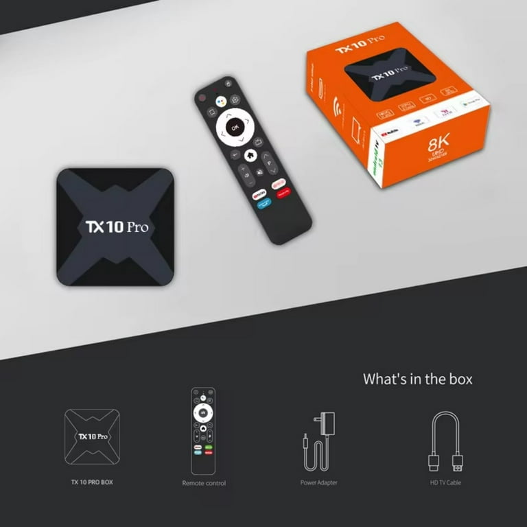 TX10 pro H616 dual wifi 6k Smart Tv Box 8GB 128GB Android 13.0