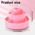 thumbnail image 3 of Ageoie Pencil Pen Holder for Desk Multi Slots Rotating Desk Organizers Desktop Storage Stationery Supplies Organizer Cute Pencil Cup Pot for Office, Home, White, 3 of 6