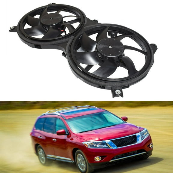 SEBLAFF Radiator Cooling Fan 621586 Replacement for 2014-2020 Infiniti QX60 2013-2020 Nissan Pathfinder
