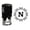 Black, variant on Printtoo Self Inking Octagon Celtic Swirl Frame Alphabet N Monogram Initial Office Stationary R-40 Rubber Stamp-Blue