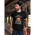 thumbnail image 2 of Cute Cat Has A Present For You Men T-Shirt, Male x-Large, 2 of 4