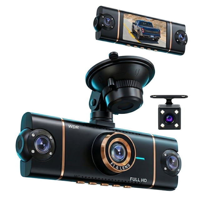 Dash Cam WIFI 5G 4K 4 Canales 360° Full HD Máxima Evidencia en Carretera