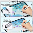 thumbnail image 4 of Hengguang 6Pcs Touchscreen Stylus Pen, 2 in 1 Universal Stylus Touch Screen Pen with 4 Extra Replaceable Tips for iPad Samsung Tablet Cell Phone PC Laptop, All Touch Screen Devices, 4 of 7