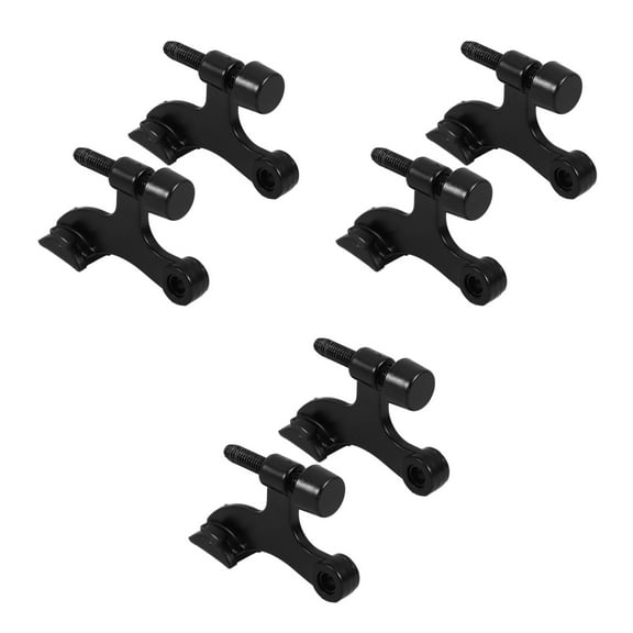 Masteelf 3-Pack Adjustable Screw-In Door Stopper Hinge Topper for Bottom Door and Noise Reduction