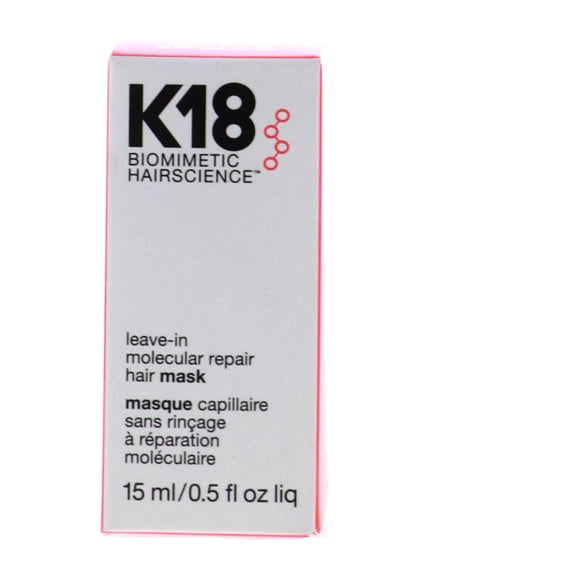 K18 Leave-In Molecular Repair Hair Mask, 0.5 oz