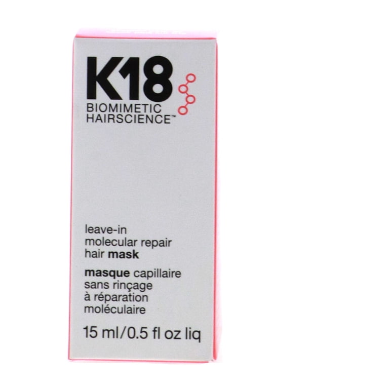 K18 Leave-In Molecular Repair Hair Mask, 0.5 oz - Walmart.com