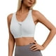 thumbnail image 1 of Brasier Sujetador Deportivo con Cremallera Frontal para Mujer, para Entrenamiento de Yoga, Cómodo, sin Costuras y con Soporte para Uso Diario. Mediana, 1 of 6