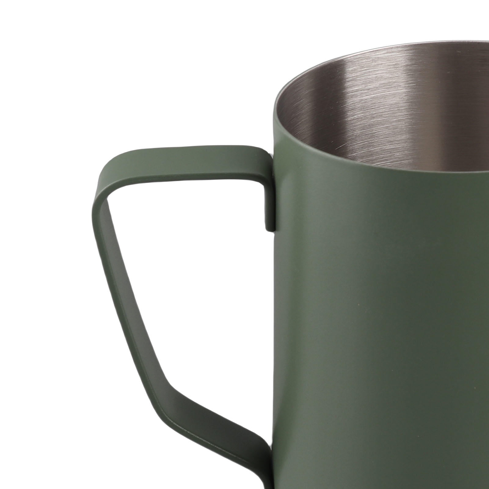 LAZIOEGR 600ML 304 Stainless Steel Coffee Frothing Pitcher with Inner Scale & Pointed Mouth for Latte Art
