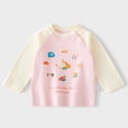 thumbnail image 2 of mgoYE Unisex Baby Girls Boys Infant Toddler Long Sleeve T-Shirts,Graphic Cartoon Cute Animals Print Comfort Crewneck Tee(Pink,12-18 Months), 2 of 6