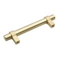 thumbnail image 2 of GlideRite 3.75 in. Center European Style Solid Steel Bar Pull, Satin Gold, 2 of 3