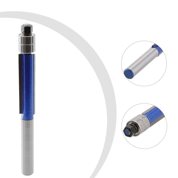 Industrial Quality Woodworking Flush Trim Bit Router Bit Milling Cutter Industrial Quality Industrial Quality Cutting Router Bit B Smile Home