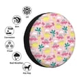 thumbnail image 4 of Fotbe Dinosaur Funda de Llanta de Repuesto con Estampado, Engrosada, Ajuste Universal para Jeep, Remolque, RV, SUV, Camión-16 inch, 4 of 6
