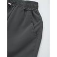 thumbnail image 5 of Yeahdor Kids Girls Casual Cargo Pants Solid Color Joggers Sweatpants with Four Pockets Hip Hop Dance Trousers Dark Gray 14-15, 5 of 7