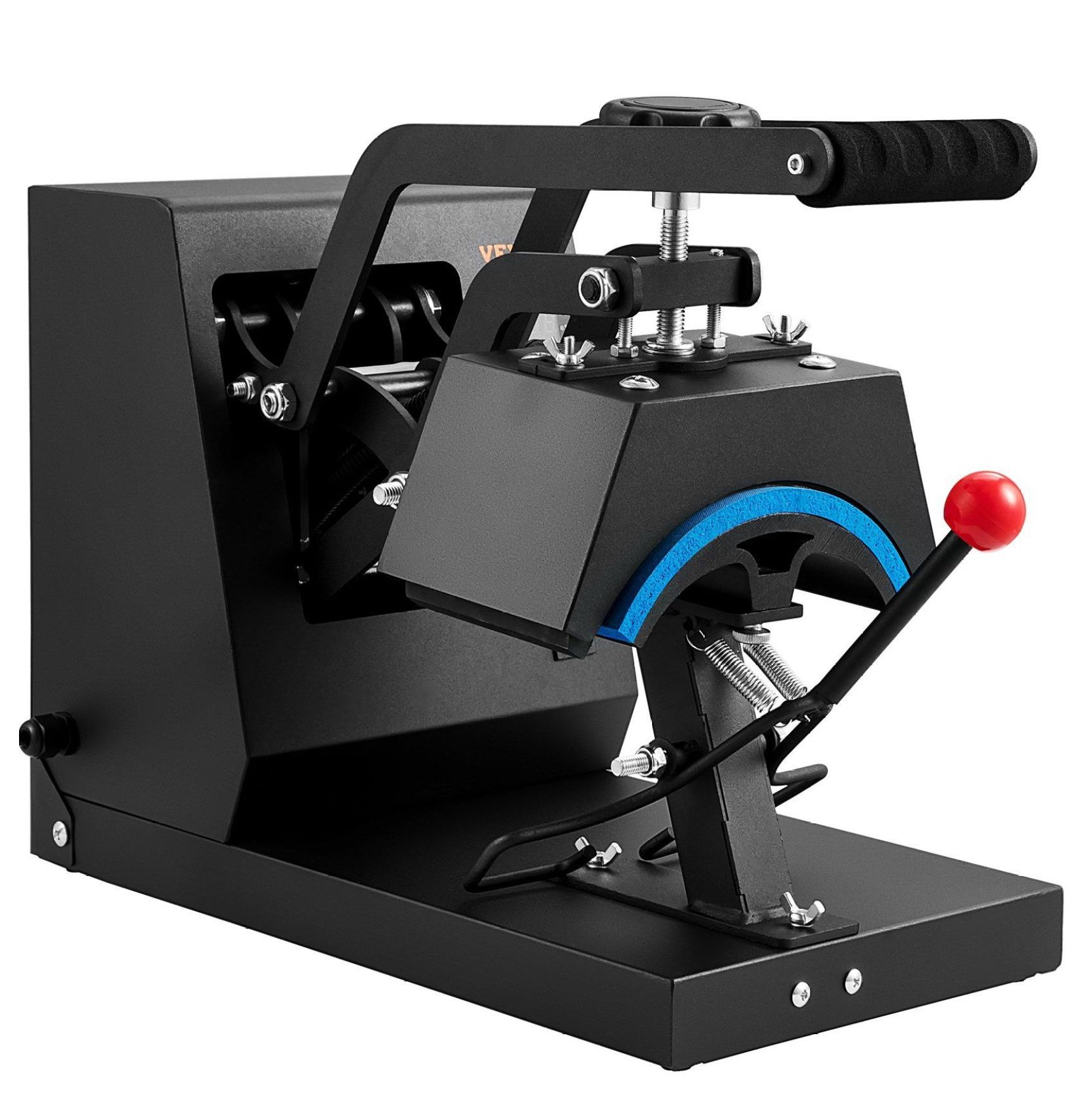 TriGol Hat Heat Press 4-in-1, Cap Heat Press Machine 6x3", LCD Digital Timer, 4 Curved Elements for Hats, Sublimation Transfers