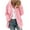 Pink-Womens Fleece Jackets, variant on JINMGG Winter Coats for Women, 2024 Fashion Winter Clearance Women Plus Size Winter Warm Loose Plush Zip Hooded Jacket Coat Green M