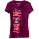 thumbnail image 1 of Aeropostale - Camiseta gráfica Aero New York para mujer, color morado, grande, 1 of 1