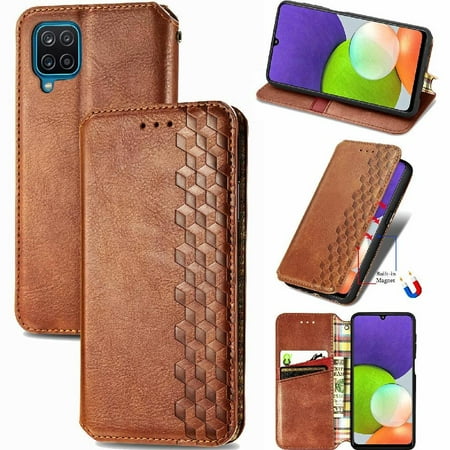 

Case for Samsung Galaxy A22 4G Fashion Design Flip Cover Leather Case Exquisite Business Wallet Function