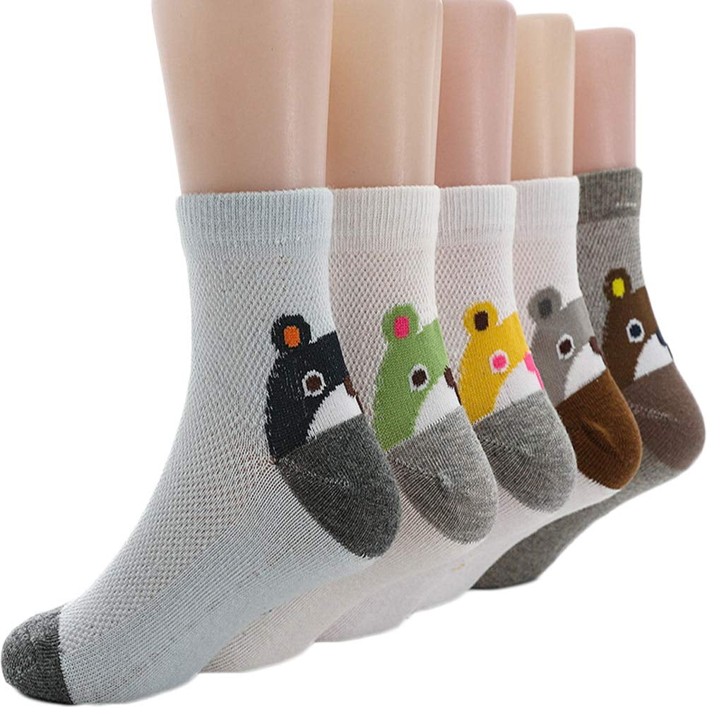 3 Pairs Children/'s Boy girl Soft Cotton Low Ankle Socks 3-5 6-8 9-12 years